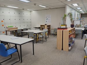 Möblierung des Arbeitsraumes „Marktplatz“